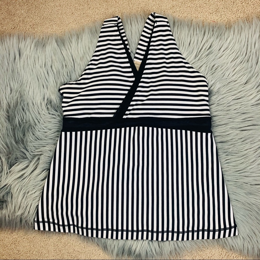 Striped lululemon tank